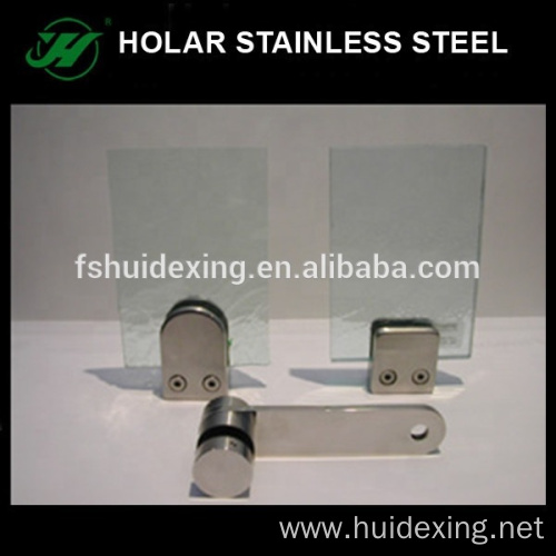 Stainless steel glass clamps for stairs handrail